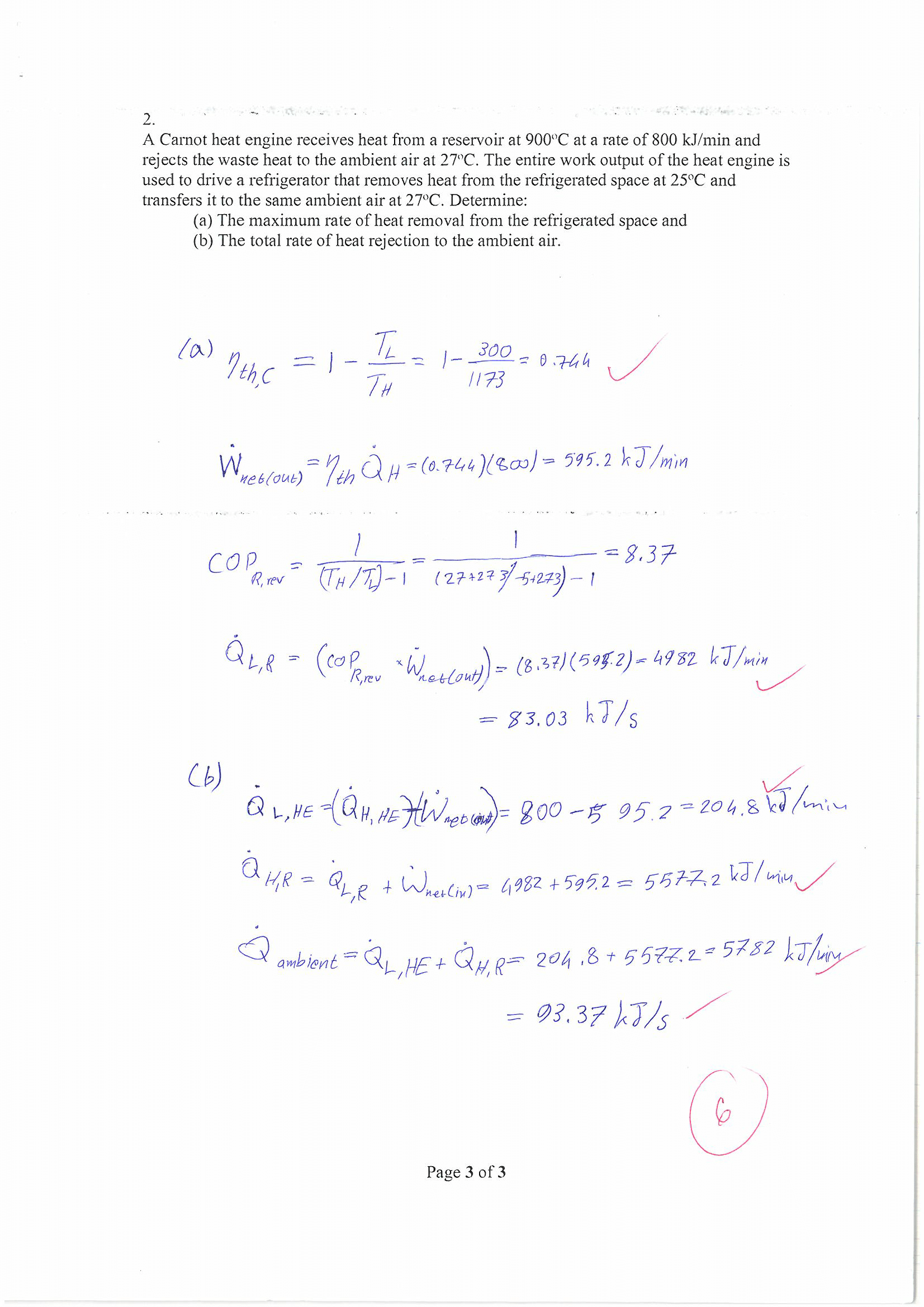 Homework 4 for Thermodynamics 2017